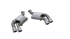 QTP 16-18 Chevrolet Camaro SS 6.2L 304SS Screamer Axle Back Exhaust w/4in Quad Tips
