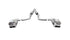 Corsa 11-13 Dodge Challenger SRT-8 6.4L V8 Manual Polished Xtreme Cat-Back Exhaust