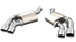QTP 16-18 Chevrolet Camaro SS 6.2L 304SS Screamer Axle Back Exhaust w/4in Quad Tips