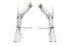 AWE Tuning S197 Mustang GT Axle-back Exhaust - Track Edition (Chrome Silver Tips)