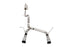 Corsa 07-18 Jeep Wrangler JKU 3.6L Sport 2.75in Cat-Back Exhaust w/ Single 4in Tips