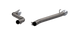 QTP 16-18 Chevrolet Camaro SS 6.2L 304SS Eliminator Muffler Delete Axle Back Exhaust w/4.5in Tips