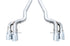 AWE Tuning 18-19 BMW M5 (F90) 4.4T AWD Axle-back Exhaust - Track Edition (Chrome Silver Tips)