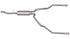 Gibson 99-05 Chevrolet Silverado 1500 Base 4.3L 2.5in Cat-Back Dual Split Exhaust - Aluminized