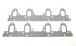 JBA Ford 390-428 16 Bolt FE Rectangle Port Header Gasket - Pair