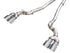 AWE BMW G90/G99 M5 Track Edition Catback Exhaust - Chrome Silver Tips