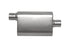 Gibson CFT Superflow Offset/Center Oval Muffler - 4x9x13in/2in Inlet/2.25in Outlet - Stainless