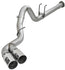 aFe Power 15-16 Ford F250/F350 6.7L Diesel Rebel XD 4in 409 SS DPF-Back Exhaust System - Pol Tips