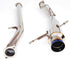 Invidia 2002-2007 WRX/STi 76mm N1 RACING Titanium Tip Catback Exhaust