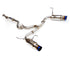Invidia 2008-2014 Subaru WRX/STI Titanium Tip Cat-Back N1 (Twin Outlet)