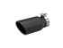 MBRP Black Universal Exhaust Tip 4.5" OD/3.2" Inlet/10" Length Angled Cut Rolled End