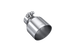 MBRP Universal Polished SS Exhaust Tip 2.5" Inlet/4.5" Outlet/6.5" Length