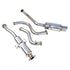 Invidia 1988-1991 Honda CRX EF8 60mm N1 Cat-back Exhaust w/ 101mm Tip