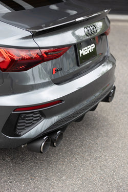 MBRP 2022-2026 Audi S3 2.2L 3" Catback w/ Quad Carbon Fiber Tips- T304