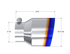 MBRP Universal Burnt End Exhaust Tip 3" Inlet/ 4.5" Outlet/ 6" Length