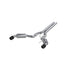 MBRP 2015-2017 Ford Mustang GT CP SS 3" Street Catback w/ 4.5" CF Tips
