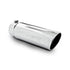 MBRP Universal Polished Exhaust Tip 5" Inlet/6" Outlet/18" Length Angled Rolled End