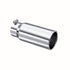 MBRP Universal Polished Exhaust Tip 4" Inlet/5" Outlet/12" Length Rolled Straight