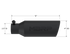 MBRP Black-Coated T304 Universal Tip 2.5" inlet/4" Outlet/12" length