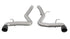 Kooks 2020-2023 Toyota Supra 3" SS Muffler Delete Axle Back Exhaust w/ Black Tips