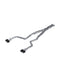 MBRP 2015-2016 Challenger 5.7 SS 3" Street Catback w/ Quad 4" CF Tips