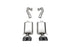 Corsa 2006-2013 Chevy Corvette C6 Z06/09-13 ZR1 6.2L AxleBack w/ 4.5" Black Twin Tips