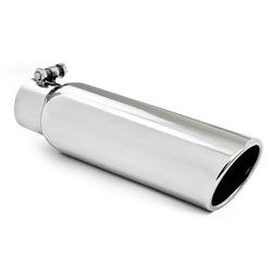 MBRP Universal Polished Exhaust Tip 2.5" Inlet/3.5" Outlet/12" Length