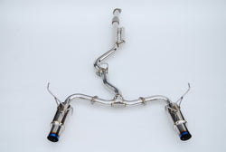 Invidia 2022-2023 Subaru WRX N1 Twin Outlet Cat-Back Exhaust w/ Single Layer Tip