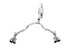 Corsa 21-23 Chevrolet Tahoe/GMC Yukon 6.2L Dual Rear Sport Catback w/ 4" Polished Tips