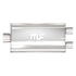MagnaFlow Universal SS Muffler 22"x5"x11" 3.5" Center Inlet/2.5" Dual Outlet