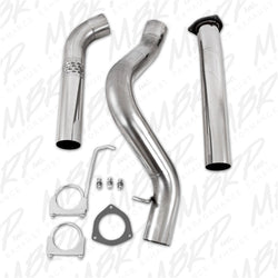 MBRP 2007-2010 Silverado/Sierra 2500/3500 6.6L 409 SS 4" Side Exit DPF Back w/o Tip