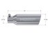 MBRP Universal Polished Exhaust Tip 2.5" Inlet/4" Outlet/12" Length Angled Cut Rolled End