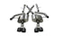 Corsa 2018-2021 Jeep Grand Cherokee TrackHawk 6.2L Xtreme Catback w/ 4.5" Black Tips