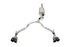 Corsa 21-23 Chevy Tahoe/GMC Yukon 5.3L Sport Catback w/ 4" Black Tips