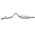 MBRP 2004-2006 Jeep Wrangler Unlimited 4 0L Alum 2.5" Single Catback w/ Turndown