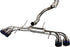 HKS 2009-2023 Nissan GTR R35 RACING MUFFLER Catback w/ SILENCER