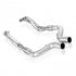 Stainless Works 2005-2023 Challenger/Charger/300C 2" Long Tubes w/ Catted Mid-Pipe