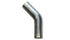 Vibrant 2.5" O.D. T304 SS 45* Mandrel Bend 6" x 6" leg lengths (3.5" Centerline Radius)
