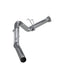 MBRP 2011-2016 Ford F250/350/450 6.7 Alum 4" Side Exit DPF Back w/o Muffler