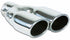 Vibrant Universal Polished Dual Exhaust Tip 2.25" Inlet/Dual 3.25" Outlet/10" Length