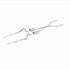 MagnaFlow 1964-66 Ford Mustang 2.5" Exhaust Kit. From Crossmember Back