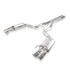 Stainless Works 2018-2023 Ford Mustang GT 3" Redline Catback H-Pipe w/ Active Valves & Quad Tips