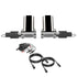 QTP Pair Bolt-On QTEC Dual Low Profile Oval Electric Cutout Valves