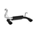 MBRP 2018-2024 Jeep Wrangler 3.6L Black 2.5" Dual Axle Back w/ 4" Tips