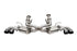 Corsa 2020-2023 Corvette C8 3" Valved Catback w/ 4.5" Black Quad Tips (Deletes AFM)