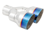 MBRP Universal Burnt End Exhaust Tip 2.5" Inlet/Dual 4" Outlet/9/9.5" Length (Driver Side)