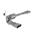 MBRP 2019+ Chevrolet Silverado 1500 4.5L/5.3L Pre-Axle Dual Side Exite w/ 4in OD Tip - AL