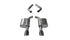 Corsa 2015-2022 Dodge Charger 5.7/6.4L /17-21 300C 5.7 Sport AxleBack w/ Black 4.5" Tips