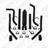 MBRP 2009-2023 Ram 1500 5.7 3" BLK CatBack Dual Split Rear w/4.5" Tips