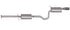 Gibson 2006-2012 Honda Ridgeline 3.5L AL 2.25" Catback Single Exhaust w/ 3.5" Tip